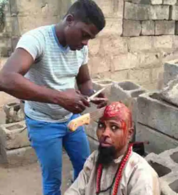 Special Effect! Meet Naija WILDEST Movie Make-up Artist, Hakeem Onilogbo (See Scary Photos)